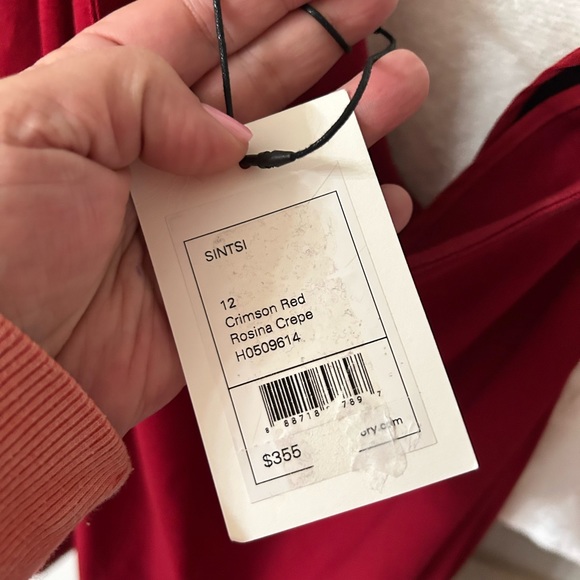 NWT. Red Theory one shoulder dress. Size 12. - Picture 5 of 6